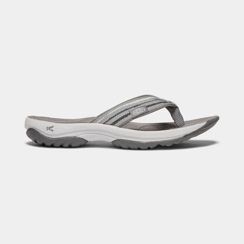 Keen Kona Flip II Womens Flip Flops Grey Sale (8096-EUYRS)